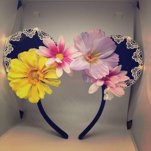 Handmade Light up Minny/Micky moose ears